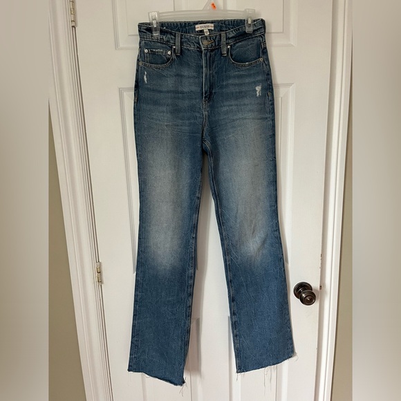GUESS high waisted straight leg jeans - Picture 1 of 6